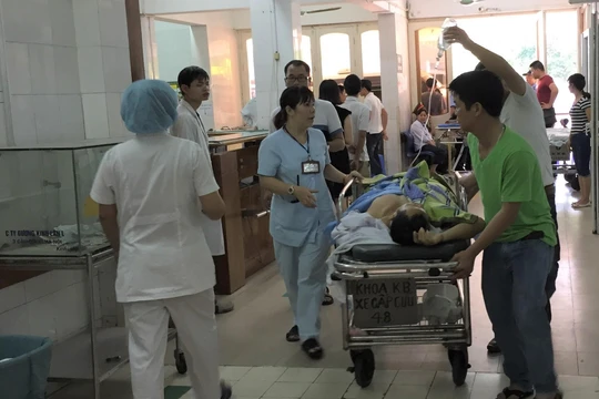 Cấp cứu bệnh nhân bị tai nạn giao thông do uống rượu, bia 