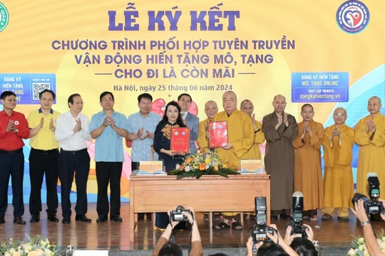 365 phật tử đăng ký hiến mô, tạng sau ít phút kêu gọi