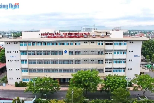 Bệnh viện Sản Nhi Quảng Ngãi (ảnh Báo Quảng Ngãi)