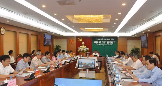 Ủy ban Kiểm tra Trung ương vừa họp, xem xét và kết luận nhiều nội dung quan trọng