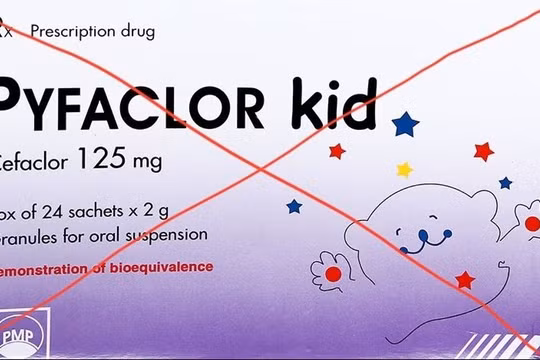 Thu hồi thuốc cốm pha hỗn dịch uống Pyfaclor Kid của Dược phẩm Pymepharco