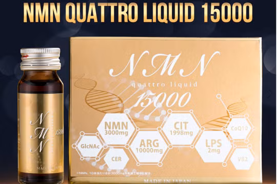 Sản phẩm NMN Quattro liquid 15000 quảng cáo sai sự thật