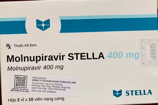 Thuốc Molnupiravir điều trị COVID-19 được Bộ Y tế cấp phép sản xuất trong nước.