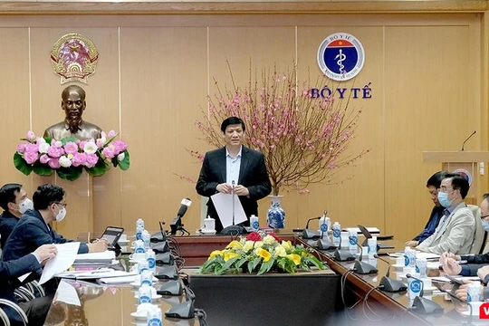 Bộ trưởng Bộ Y tế Nguyễn Thanh Long chủ trì cuộc họp