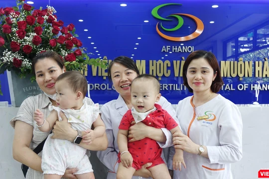 Những em bé chào đời từ các phương pháp hỗ trợ sinh sản tại Bệnh viện Nam học và Hiếm muộn Hà Nội