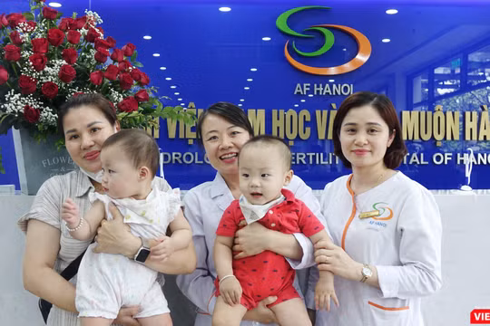 Những em bé chào đời từ các phương pháp hỗ trợ sinh sản tại Bệnh viện Nam học và Hiếm muộn Hà Nội