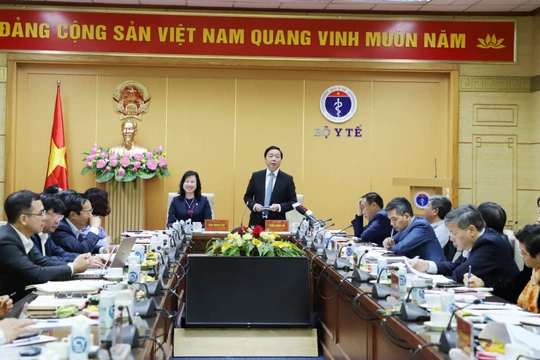 Phó Thủ tướng Trần Hồng Hà làm việc với Bộ Y tế về việc tháo gỡ những khó khăn mà ngành Y đang đối mặt