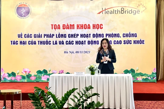 Hạn chế mắc bệnh, giảm tử vong từ lồng ghép hoạt động phòng, chống tác hại thuốc lá