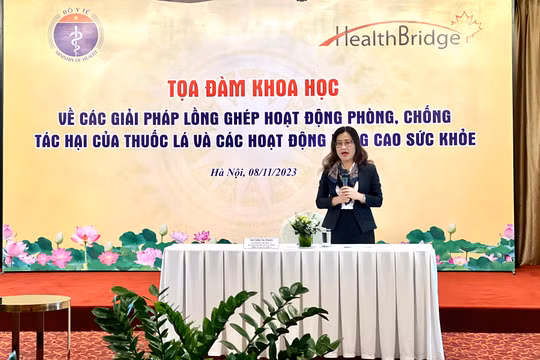 Hạn chế mắc bệnh, giảm tử vong từ lồng ghép hoạt động phòng, chống tác hại thuốc lá