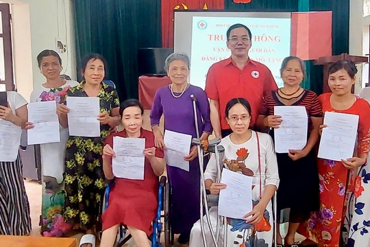 50 người khuyết tật Ninh Bình đăng ký hiến mô, tạng