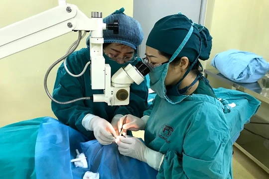 Phẫu thuật cho bệnh nhân bị thiên đầu thống