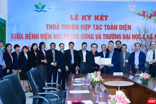 Việc hợp tác giữa Trường Đại học Y Hà Nội và Bệnh viện Nhi Trung ương sẽ mang lại lợi ích cho ngành y tế