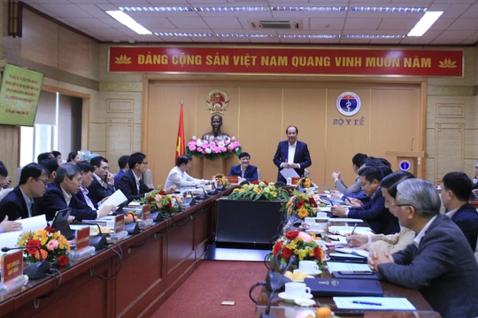Tổ công tác của Thủ tướng Chính phủ đã làm việc với lãnh đạo Bộ Y tế về việc thực hiện các nhiệm vụ về xây dựng Chính phủ điện tử, cải cách thủ tục hành chính 