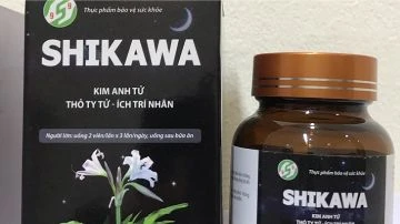 Thực phẩm chức năng Shikawa quảng cáo gây hiểu nhầm là thuốc chữa bệnh
