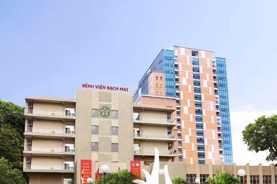 Bệnh viện Bạch Mai - nơi bệnh nhân mắc COVID-19 thứ 133 đã điều trị gần 1 tháng trước khi phát hiện (ảnh; BVBM)