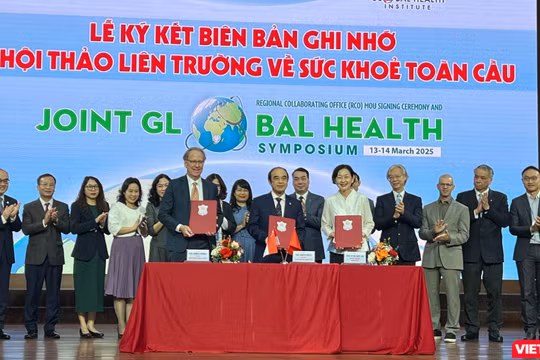 Trường Đại học Y Hà Nội và Viện Sức khỏe Toàn cầu (Singapore) ký hợp tác khoa học