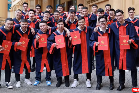 Các tân Cử nhân của Trường Đại học Phương Đông.