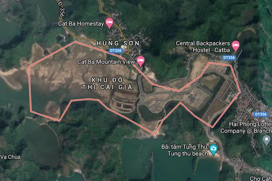 Dự án Khu đô thị du lịch Cái Giá - Cát Bà Amatina (Nguồn: Google Maps)