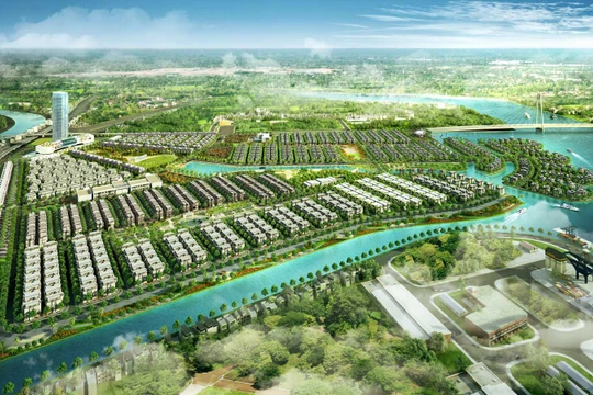 Phối cảnh dự án Khu đô thị phức hợp Hạ Long Xanh (Nguồn: VHM)