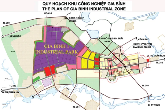 Quy hoạch Khu công nghiệp Gia Bình (Nguồn: izabacninh.gov.vn)