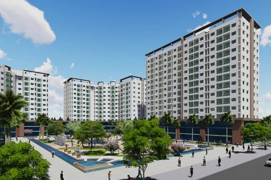 Phối cảnh dự án Golden City (Nguồn: HQC)