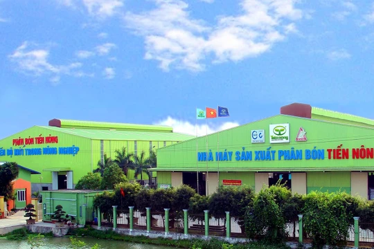 Nhà máy sản xuất phân bón Tiến Nông (Nguồn: tiennong.vn)