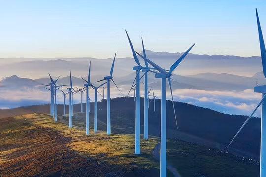 Dự án nhà máy điện gió Cầu Đất đã được điều chỉnh công suất lên 68,9 MW (Ảnh minh họa - Nguồn: Internet)