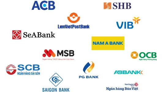 Ngân hàng rầm rộ lên sàn