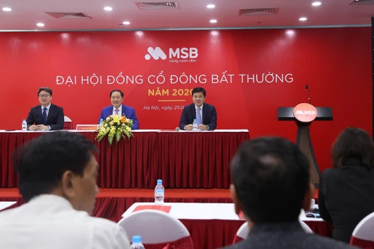 Đại hội cổ đông bất thường của MSB diễn ra sáng ngày 25/9/2020 (Nguồn: MSB)