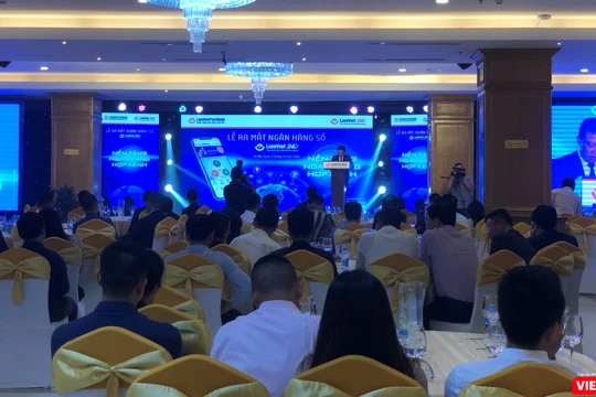 Toàn cảnh lễ ra mắt ứng dụng ngân hàng số LienViet24h của LPB. Ảnh: HB