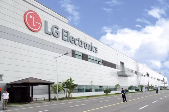 Nhà máy LG Electronics đặt tại KCN Tràng Duệ, Hải Phòng. Ảnh: LG Vietnam