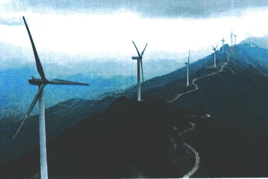 Mô phỏng hình ảnh Nhà máy điện gió Quỳnh Lập (Nguồn: quynhlap.gov.vn)