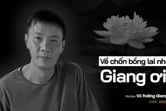 Nhà báo Võ Trường Giang