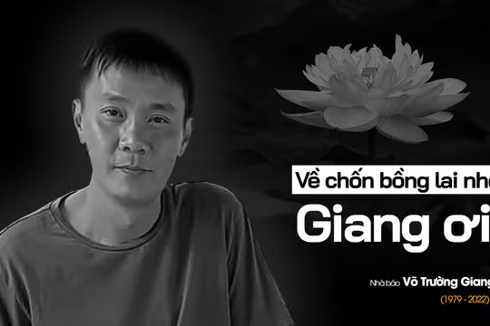 Nhà báo Võ Trường Giang