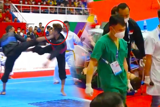 Võ sĩ bị đánh gãy răng vẫn giành HCV SEA Games 31