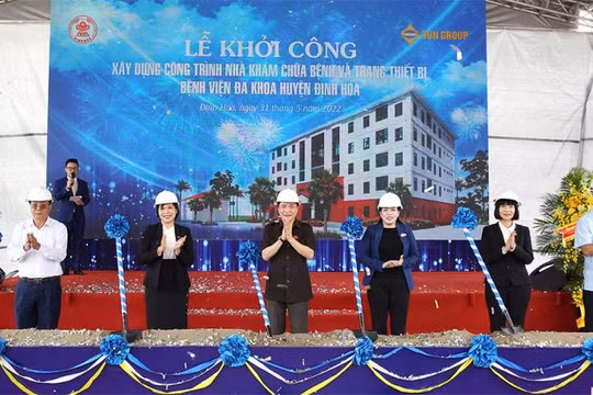 Khởi công xây dựng Nhà khám chữa bệnh Bệnh viện Đa khoa huyện Định Hóa