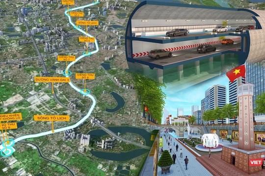 JVE muốn biến sông Tô Lịch thành hầm chống ngập, cao tốc ngầm