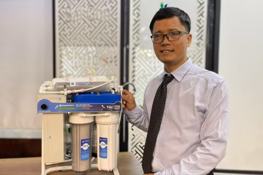 Tiến sĩ khởi nghiệp với công nghệ lọc nước siêu sạch phục vụ nhà máy bán dẫn