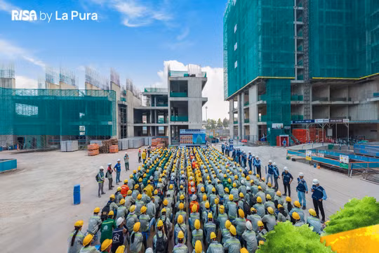 Phát Đạt bảo đảm tiến độ thi công La Pura, củng cố niềm tin khách hàng bằng hành động thực tế