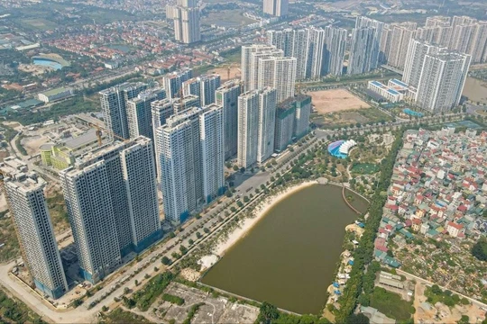 Căn hộ bình dân tại Hà Nội tiệm cận mức giá trung và cao cấp. Ảnh minh hoạ.