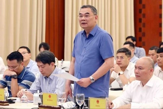 Trung tướng Tô Ân Xô trả lời báo chí tại Họp báo Chính phủ thường kỳ tháng 9/2023