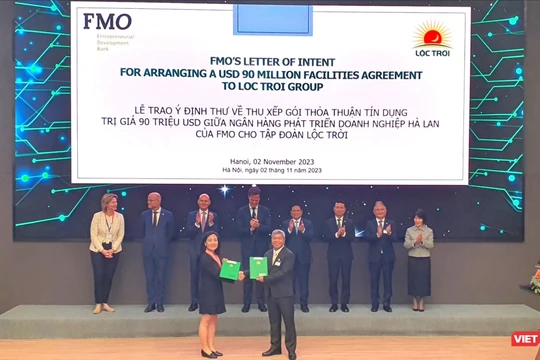 FMO muốn thu xếp gói tín dụng 90 triệu USD cho Lộc Trời