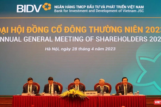 Toàn cảnh Đại hội đồng cổ đông năm 2023 của BIDV (Ảnh: Văn Lâm) 