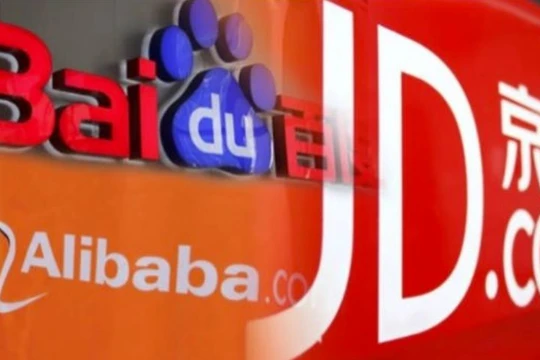 Tencent , Alibaba và Baidu là 3 trong số 5 Công ty công nghệ hàng đầu Trung Quốc bị thiệt hại nặng trong 2 năm bị siết quản lý (Ảnh: Fx168).