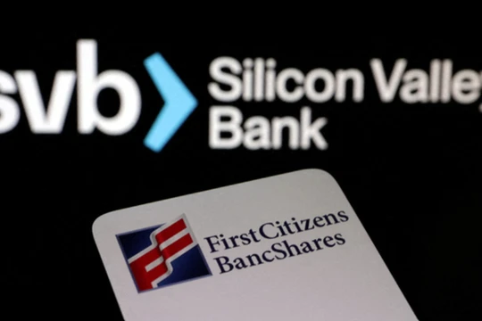 Thương vụ SVB giúp First Citizens trở thành ngân hàng lớn thứ 16 nước Mỹ (Ảnh: Reuters)