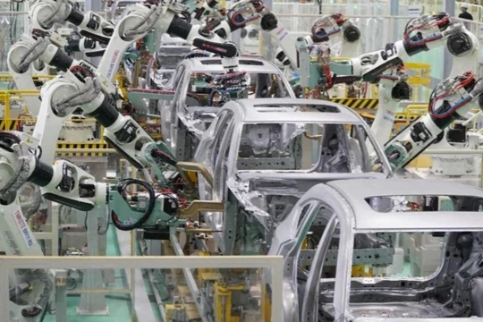 Đoàn công tác của tỉnh Vĩnh Phúc thăm và tổ chức tọa đàm với Công ty Luật Gibsun, Dunn & Crutcher tại New York (Ảnh: Báo Vĩnh Phúc)