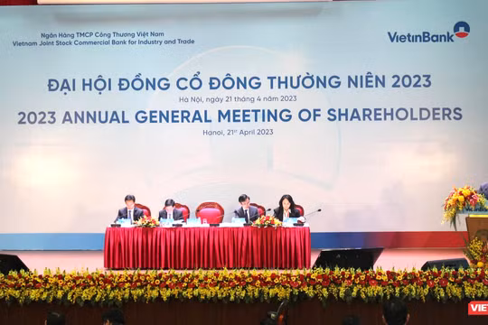 Toàn cảnh AGM 2023 của VietinBank (Ảnh: Văn Lâm)
