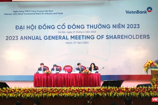 Toàn cảnh AGM 2023 của VietinBank (Ảnh: Văn Lâm)
