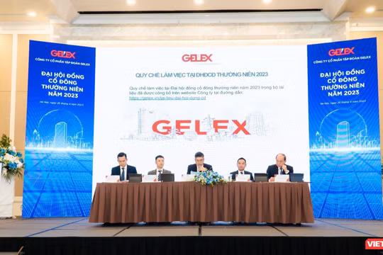 Đoàn chủ tọa tại AGM 2023 của Gelex