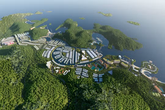 Phối cảnh dự án Cát Bà Amatina. Ảnh: Vinaconex 